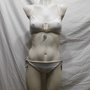 Blue Glue Bikini with chains